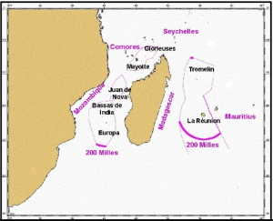 La ZEE au large de Mayotte et des Iles Eparses