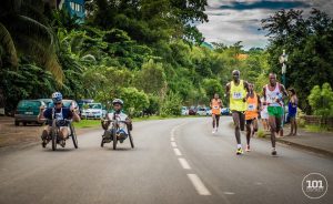 Les 10km, première épreuve mahoraise sur route ouverte aux athlètes handisport