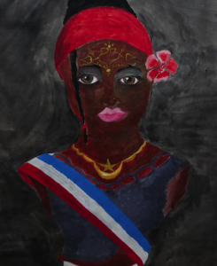 La "Mariama" du FACC de Dembéni, mélange de Marianne et de culture locale