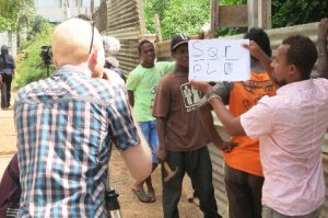Le tournage des courts métrages des Ceméa à Dembéni