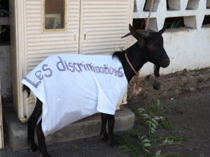 "Non aux discriminations qui nous rendent chèvres"