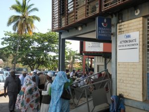 Centre de vaccination à Jacaranda