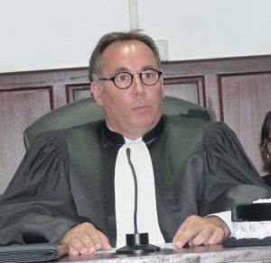 Laurent Sabatier, installé dans ces nouvelles fonctions de président du tribunal de grande instance de Mayotte