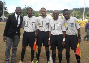 Des arbitres mahorais lors d'une rencontre