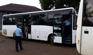 Contrôles de bus scolaires par la gendarmerie ce lundi 14 mars au matin