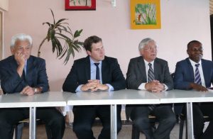Les sénateurs de la mission sur la sécurisation foncière lors de leur passage à Mayotte en octobre 2015