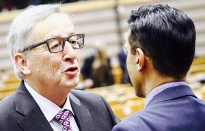 Jean-Claude Juncker et Younous Omarjee