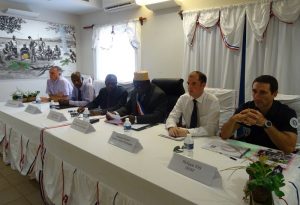 L'entreprise Colas, la mairie de Mamoudzou, la préfecture et le commissaire Jos lancent le processus de réalisation de la vidéo-protection