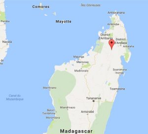 Incendie Madagascar Carte