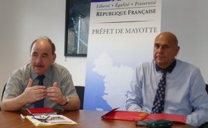 Dominique Ledemé (à gauche) et Alain Gueydan présentaient l'accompagnement proposé aux partenaires sociaux