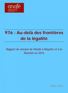 Le rapport de l'Anafé sur la situation à Mayotte