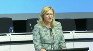 Corina Cretu la Commissaire européenne pour la Politique Régionale, lors de ce 4e forum des RUP