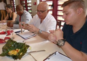 Le jury à l'épreuve des feuilles de bananier