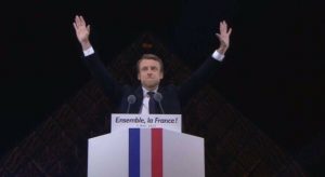 Emmanuel Macron au Louvre