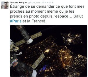ISS Paris de nuit