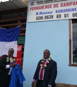 Inauguration du QG de campagne de Mansour Kamardine à Passamainty
