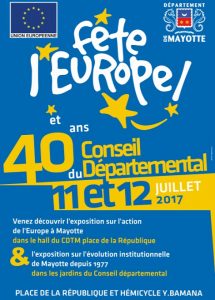 Fête de l'Europe 40 ans du Département