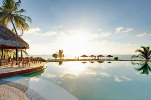 Hotel de luxe océan Indien