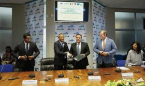 La signature de la convention Interreg V entre Madagascar et La Réunion