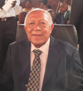 Le sénateur honoraire Marcel Henry en 2011, lors de la départementalisation de Mayotte