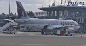 Un appareil de Qatar Airwars 