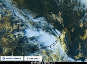 La masse orageuse dans le sud à 7h ce dimanche