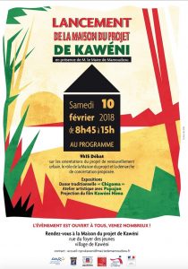 Affiche maison du projet kaweni