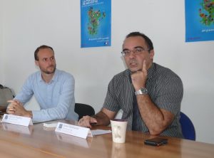 Sylvain Daubrée (à gauche) et Jamel Mekkaoui présentaient cette enquête inédite