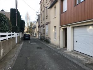 Le rue Ernest-Hello à Rennes où a eu lieu l'agression