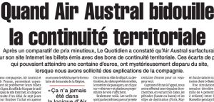 Quotidien Air Austral