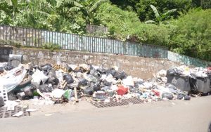 Un état sanitaire préoccupant : les déchets à Koungou il y a deux jours