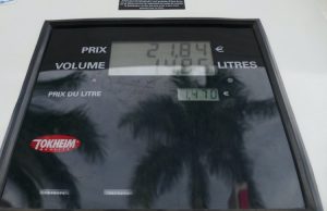 Pompe essence prix