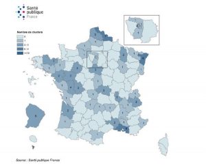Santé publique France, clusters, France, covid, Mayotte