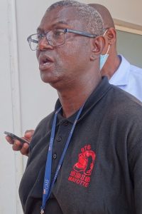 Colo Bouchourani, délégué syndical et porte parole de l'intersyndicale du SDIS